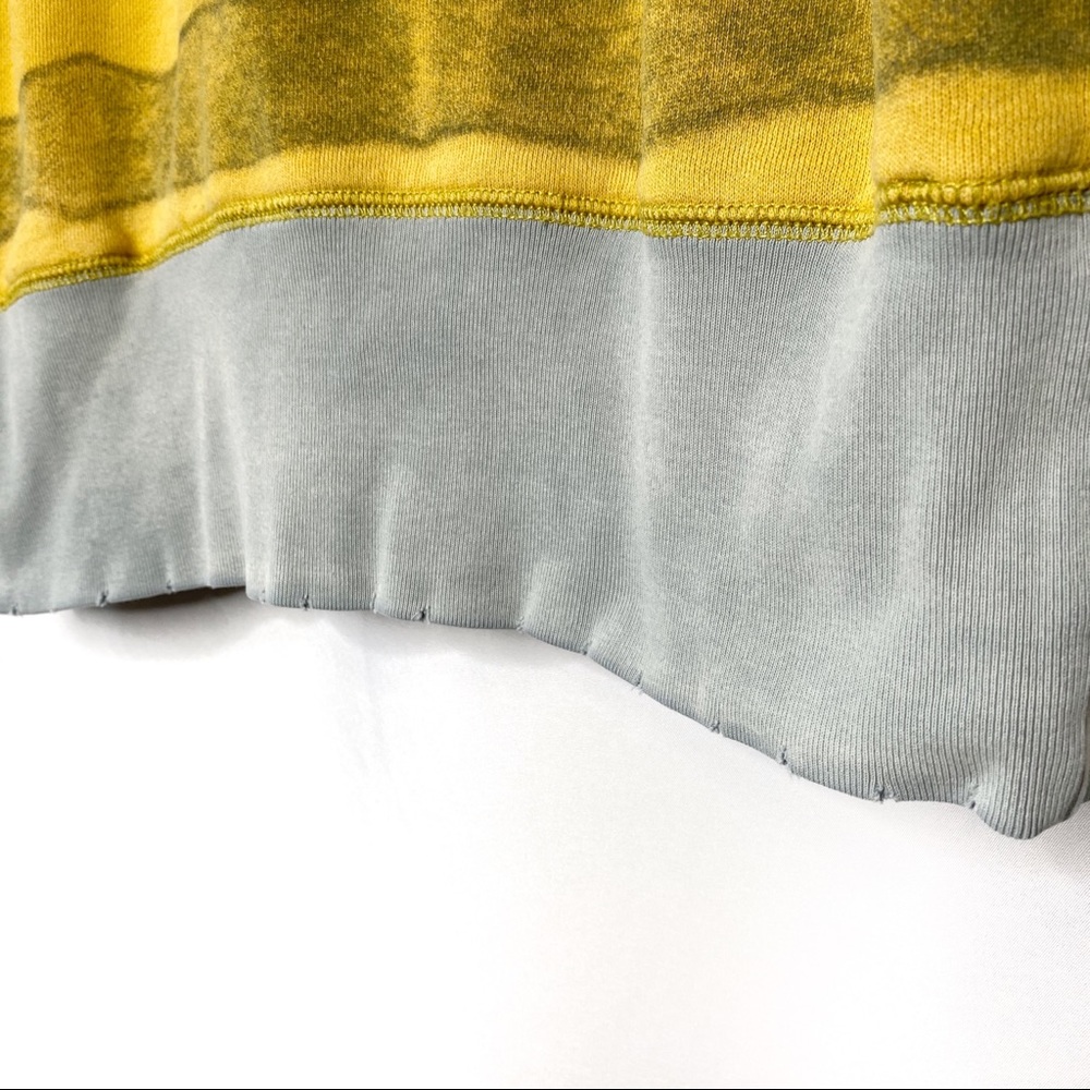 We The Free Yellow Striped Lion Sweater Large - Picture 3 of 9